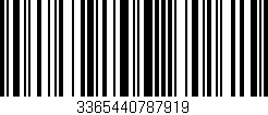 Código de barras (EAN, GTIN, SKU, ISBN): '3365440787919'