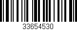 Código de barras (EAN, GTIN, SKU, ISBN): '33654530'