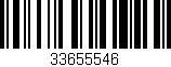 Código de barras (EAN, GTIN, SKU, ISBN): '33655546'