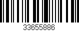 Código de barras (EAN, GTIN, SKU, ISBN): '33655886'