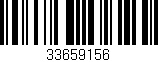 Código de barras (EAN, GTIN, SKU, ISBN): '33659156'