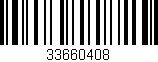 Código de barras (EAN, GTIN, SKU, ISBN): '33660408'
