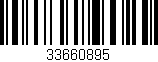Código de barras (EAN, GTIN, SKU, ISBN): '33660895'