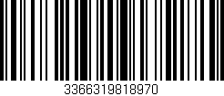 Código de barras (EAN, GTIN, SKU, ISBN): '3366319818970'