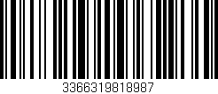 Código de barras (EAN, GTIN, SKU, ISBN): '3366319818987'