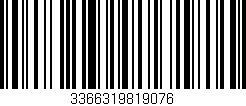 Código de barras (EAN, GTIN, SKU, ISBN): '3366319819076'