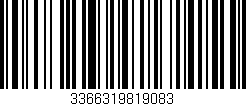 Código de barras (EAN, GTIN, SKU, ISBN): '3366319819083'