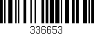 Código de barras (EAN, GTIN, SKU, ISBN): '336653'