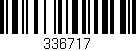 Código de barras (EAN, GTIN, SKU, ISBN): '336717'