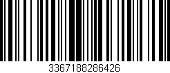 Código de barras (EAN, GTIN, SKU, ISBN): '3367188286426'