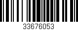 Código de barras (EAN, GTIN, SKU, ISBN): '33676053'