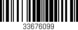 Código de barras (EAN, GTIN, SKU, ISBN): '33676099'