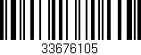 Código de barras (EAN, GTIN, SKU, ISBN): '33676105'