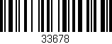 Código de barras (EAN, GTIN, SKU, ISBN): '33678'