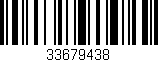 Código de barras (EAN, GTIN, SKU, ISBN): '33679438'