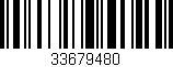 Código de barras (EAN, GTIN, SKU, ISBN): '33679480'