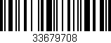 Código de barras (EAN, GTIN, SKU, ISBN): '33679708'