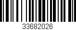 Código de barras (EAN, GTIN, SKU, ISBN): '33682026'