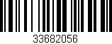 Código de barras (EAN, GTIN, SKU, ISBN): '33682056'