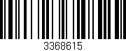 Código de barras (EAN, GTIN, SKU, ISBN): '3368615'