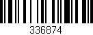 Código de barras (EAN, GTIN, SKU, ISBN): '336874'