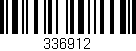 Código de barras (EAN, GTIN, SKU, ISBN): '336912'