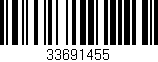 Código de barras (EAN, GTIN, SKU, ISBN): '33691455'