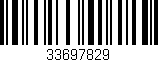 Código de barras (EAN, GTIN, SKU, ISBN): '33697829'