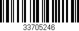 Código de barras (EAN, GTIN, SKU, ISBN): '33705246'