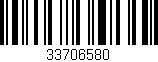 Código de barras (EAN, GTIN, SKU, ISBN): '33706580'