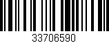 Código de barras (EAN, GTIN, SKU, ISBN): '33706590'
