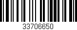 Código de barras (EAN, GTIN, SKU, ISBN): '33706650'