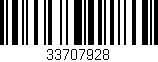 Código de barras (EAN, GTIN, SKU, ISBN): '33707928'