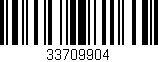Código de barras (EAN, GTIN, SKU, ISBN): '33709904'