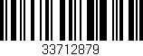 Código de barras (EAN, GTIN, SKU, ISBN): '33712879'
