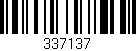 Código de barras (EAN, GTIN, SKU, ISBN): '337137'