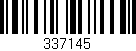 Código de barras (EAN, GTIN, SKU, ISBN): '337145'