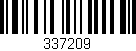 Código de barras (EAN, GTIN, SKU, ISBN): '337209'