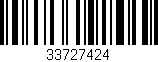 Código de barras (EAN, GTIN, SKU, ISBN): '33727424'