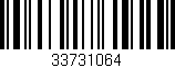 Código de barras (EAN, GTIN, SKU, ISBN): '33731064'