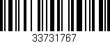 Código de barras (EAN, GTIN, SKU, ISBN): '33731767'