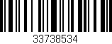 Código de barras (EAN, GTIN, SKU, ISBN): '33738534'