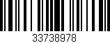 Código de barras (EAN, GTIN, SKU, ISBN): '33738978'