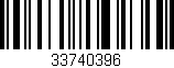 Código de barras (EAN, GTIN, SKU, ISBN): '33740396'