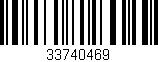 Código de barras (EAN, GTIN, SKU, ISBN): '33740469'