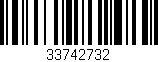 Código de barras (EAN, GTIN, SKU, ISBN): '33742732'