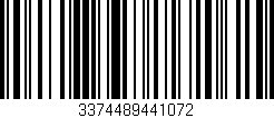 Código de barras (EAN, GTIN, SKU, ISBN): '3374489441072'