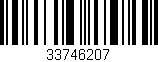 Código de barras (EAN, GTIN, SKU, ISBN): '33746207'