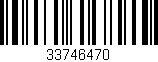 Código de barras (EAN, GTIN, SKU, ISBN): '33746470'