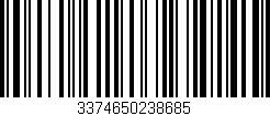 Código de barras (EAN, GTIN, SKU, ISBN): '3374650238685'